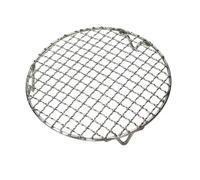 WUJIHE Grille de barbecue en acier inoxydable 304 de 15 à 60 cm avec pied/grille ronde, grille de refroidissement et outil de camping en plein air, support de barbecue de camping en plein air (55 cm)
