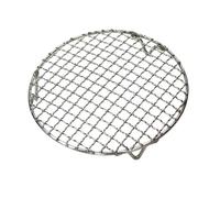 WUJIHE Grille de barbecue en acier inoxydable 304 de 15 à 60 cm avec pied/grille ronde, grille de refroidissement et outil de camping en plein air, support de barbecue de camping en plein air (33 cm)