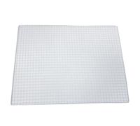 WUJIHE Grille de barbecue rectangulaire en acier inoxydable 304 de qualité alimentaire 15-70 cm, légère, compacte et facile à ranger (50 x 38 cm)