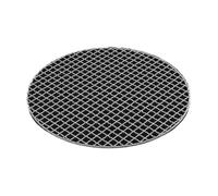 WUJIHE Grille de barbecue ronde en acier inoxydable 304 - Grille de cuisson pour rôtir le bacon - Accessoires de barbecue - Antiadhésive - Diamètre : 15 cm