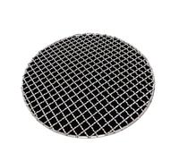 WUJIHE Grille de barbecue ronde en acier inoxydable 304 pour rôtir la maison, filet de gril au bacon, accessoires de barbecue, grille de barbecue antiadhésive (15 cm)