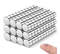 Wukong 120 Pièce Aimants en Néodyme, 5x3mm Aimant Frigo, Petit Aimant pour Frigo, Tableau Blanc Interactif, Images, Bricolage