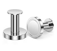 Wukong 2 Pièces Aimant Néodyme, 36×40mm Aimants Puissants, Patère Magnétique pour Bureau, Cuisine et Tableau Blanc