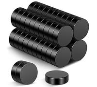 Wukong 40 Pièce Noirs Aimants en Néodyme, 8x3mm Petits Aimant Frigo Mini Aimant Fort pour Tableau Blanc, Réfrigérateur, Artisanat, Tableau Magnétique et Projet de Bricolage