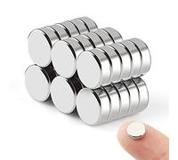 Wukong 8x3mm Aimants en Néodyme, 30Pcs Petits Aimant Frigo Mini Aimants pour Tableau Blanc, Tableau Magnétique et Projet de Bricolage