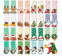 Wukong Lot de 30 marque-pages magnétiques pour enfants, cadeaux de Noël, cadeaux de Noël pour étudiants, collègues et amis