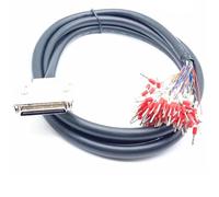 WUKUBO Câble de connecteur d'alimentation mâle SCSI VHDCI68, avec numéro de câble de données, séparateur de numéro, tube de gestion, adaptateur de terminal(3m)