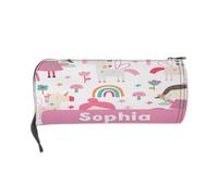 Wulachaka Grande trousse spéciale noire pour filles et garçons avec nom pour l'école Stitch, #1, 22*3*11CM, Chanter