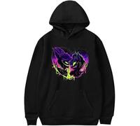 Wulachaka Hazbin Hotel Sweat à capuche Alastor/Angel Dust Anime Pull unisexe Veste de loisirs Anime Manches longues Haut décontracté, Type 2., XS