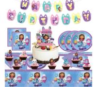 wulakesihai Décoration d'anniversaire, vaisselle de fête, set de vaisselle d'anniversaire, décoration d'anniversaire pour enfants, kit d'accessoires de fête d'anniversaire…