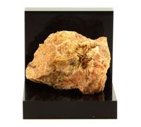 Wulfenite + Baryte. 337.3 Ct. Lantignié, France. Rare.