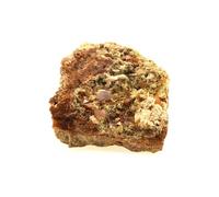 Wulfenite + Baryte. 202.7 Ct. Lantignié, France. Rare.