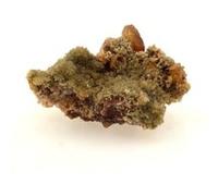 WULFENITE + MIMETITE en provenance de FRANCE, Lantignié, Beaujeu - Rare Minéral de Collection 26.1 ct - Certificat d'Authenticité Inclus 25 x 20 x 15 mm G