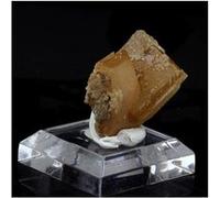 WULFENITE - Pierre Naturelle en provenance de Chihuahua, Mexique - Cristal de couleur orange vif, rare et recherché 106.5 ct - Certificat d'Authenticité Inclus 22 x 22 x 19 mm Orange G