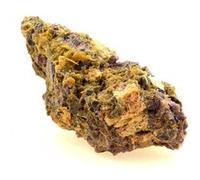 WULFENITE - Pierre Naturelle en Provenance de France, Lantignié, Beaujeu, Rhône, Auvergne-Rhône-Alpes - Cristal de Couleur Jaune Vif et Brillant