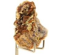 Wulfenite + Mimetite + Fluorite. 115.9 Ct. Lantignié, France. Rare.