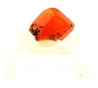 WULFENITE - Pierre Naturelle en Provenance des USA, Red Cloud Mine, La Paz Co., Arizona - Cristal de Couleur Orange Vif, Puissant Minéral de Guérison