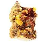 WULFENITE - Pierre Naturelle en Provenance du Mexique, La Morita Mine - Cristal de Couleur Jaune Vif 2201.5 ct - Certificat d'Authenticité Inclus 80 x 60 x 55 mm Jaune G