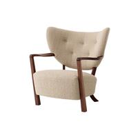 &Tradition Chaise longue Wulff ATD2 fauteuil Noyer huilé-Karakorum
