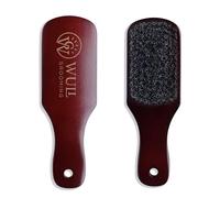 Wuli Grooming Flyaway Brosse à cheveux en poils de sanglier - Femmes, hommes et enfants, cheveux bouclés ondulés et lâches