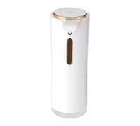 Wulimasun Distributeur Savon Automatique,Savon électrique Rechargeable avec Capteur Infrarouge, Savon Automatique sans Contact 250ml pour Douche de Cuisine D'étanchéIté Ipx4,Adapté à Cuisine (Blanc)