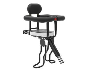Wulimasun SièGe Enfant De VéLo Avant,Porte Enfant Velo De 1 à 5 Ans SièGe De SéCurité RéGlable Capacité De Charge 80 Kg Garde-Corps De Ceinture De SéCurité,pour VéLos