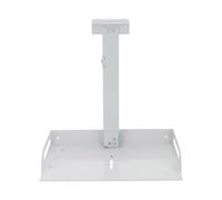 Wulimasun Support Videoprojecteur,Support Videoprojecteur Plafond Support Mural Hauteur Réglable 34 à 56 CM Universel avec Plateau 35×22CM,pour Projecteurs,Caméras Vidéoconférence (Blanc)