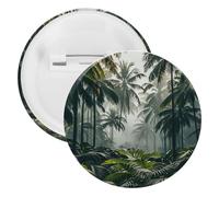 Wulin Broche ronde en métal léger pour sac à dos, boutons tendance pour chemises, vestes, châle, manteau, unisexe, 20PCS, Fer blanc, épingles rondes en métal