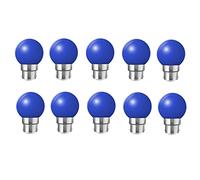 WULUN Ampoule LED Couleur B22 2W équivalente 20W 180LM AC 220V-240V B22 Baïonnette Ampoules Guirlande Couleur LED Ampoules Multicolore pour Maison Bar Fête Décoration d'ambiance - Lot de 10