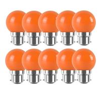 WULUN Ampoule LED Couleur B22 2W équivalente 20W 180LM AC 220V-240V B22 Baïonnette Ampoules Guirlande Couleur LED Ampoules Multicolore pour Maison Bar Fête Décoration d'ambiance - Lot de 10