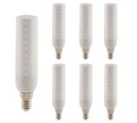 WULUN E14 15W LED Ampoule maïs, lampe à économie d'énergie avec couvercle givré, 15W équivalent 150W halogène, 1500lm Blanc Chaud 3000K, AC/DC 110V - 240V, 360 °Angle de faisceau, Non dimmable, 6 Pcs