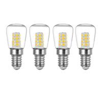 WULUN E14 Ampoule LED hotte machine Light 3W (équivalent à 30W), 300 Lumens, Blanc Chaud 3000K, AC 220V, Non dimmable, Pour Réfrigérateur/Machine à coudre/Petite lampe à vis Edison, 4 Packs