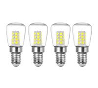 WULUN E14 Ampoule LED hotte machine Light 3W (équivalent à 30W), 300 Lumens, Blanc Froid 6000K, AC 220V, Non dimmable, Pour Réfrigérateur/Machine à coudre/Petite lampe à vis Edison, 4 Packs