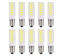 WULUN Lot de 10 E14 SES Ampoule LED 7W, 650LM, Cool Blanc 6000K, 360° Angle de Faisceau, économie d'énergie Super Bright Culot à vis LED Lampe équivalent à 65 W Ampoule halogène-non dimmable