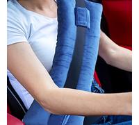 Wumimi Coussin de mastectomie post-chirurgie pour ceinture de sécurité - Coussin de protection pour cancer du sein, port stimulateur cardiaque, chirurgie cardiaque - Récupération par césarienne (bleu)