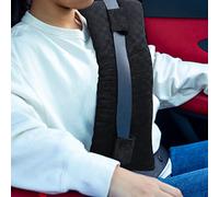 Wumimi Coussin de mastectomie post-chirurgie pour ceinture de sécurité - Protection pour cancer du sein, port stimulateur cardiaque, récupération après une chirurgie cardiaque (carreaux noirs)