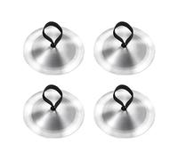 WUMUZAI Lot de 4 cymbales à doigts pour danse du ventre, mini cymbales à main de 5,3 cm, symbole d'instrument de musique, doigt de danse en fer pour adultes, danseurs, soirées (argent)