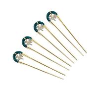WUMUZAI Lot de 4 épingles à cheveux françaises dorées en métal vintage, épingles à cheveux en forme de U pour torsion, chignon, chignon, chignon, coiffure épaisse et fine