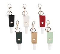 WUMUZAI Lot de 6 flacons vaporisateurs d'alcool porte-clés - Mini flacon pulvérisateur de voyage de 30 ml - Portable et rechargeable - Pour désinfectant pour les mains - Petit flacon pulvérisateur