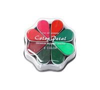 WUMUZAI Lot de 8 tampons encreurs lavables pour estampage, tampons encreurs arc-en-ciel, tampons encreurs pour empreintes digitales, tampons en caoutchouc, fabrication de cartes, scrapbooking,