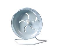 Wumuzai Roue silencieuse pour hamster, 21,6 cm, grande roue de hérisson gerbille, support réglable, silencieuse, roue de course pour hamster syrien pour chinchilla nain animal domestique petits