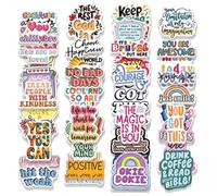WUMZIRA 100 Pcs Stickers Autocollant de Motivation, Stickers Inspirants en Anglais, Autocollants Imperméables pour Ordinateur Portable, Gourde, Scrapbooking, Décoration Esthétique pour Adultes et