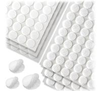 WUMZIRA 200 Paires 10/15/20mm Scratch Autocollant Rond, Cercles avec Crochet et Boucle Auto Adhésifs, 400 Pcs Autocollantes Hook & Loop Pastille Adhesive, Autocollantes Points Arrière Dots Coins