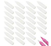 WUMZIRA 30 PCS Pointes de Rechange pour Feutre Acrylique, Pointes de Remplacement Souples en Nylon pour Marqueurs de Peinture, Embouts de Rechange Durables pour Art, DIY et Dessin Artistique