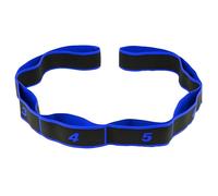 WUMZIRA Elastique Musculation avec 8 Boucles, Sangle Yoga pour Etirement et Fitness, Bande Elastique Sport Polyvalente pour Pilates, Gymnastique et Kinésithérapie, Accessoire de Sport Durable, Bleu