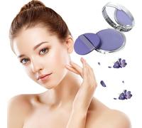 WUMZIRA Professional Makeup Poudre de Finition Compacte Perfectrice de Teint High Definition, Poudre Compact Stay Matte, Anti-brillance, Fini mat et Naturel, Violet
