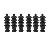 WUNDER 6 x Poussoir, éTanche, Joint en Caoutchouc, Modèle à Soufflet 37 mm pour Bateau RC