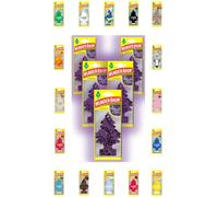 Wunder-Baum Lot de 5 désodorisants pour voiture à l'effluve d'arbre + Stylo Light Tribe (Midnight Chic)