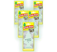 Wunder-Baum Lot de 5 désodorisants pour voiture + stylo light-tribe (pin givré)