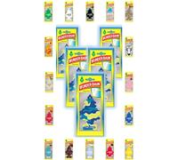 Wunder-Baum Parfum de voiture Rafraîchisseur d'air Arbre parfumé Parfums 5 pièces + stylo light-tribe (Pina Colada)